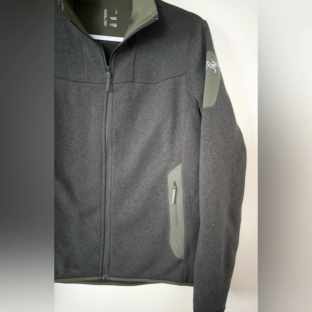 Arc’teryx Full Zip Forest Green Sweater Jacket - Picture 3 of 14